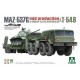 Modèle à l'échelle MAZ-537G avec tank et remorque Takom