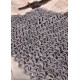 Haubergeon de malla de aluminio Ulfberth en color gris oscuro