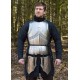 Cuirasse gothique en acier avec tassets, sangles ajustables