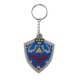 Keychain en caoutchouc bouclier de Zelda 7cm