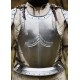 Cuirasse d'armure gothique en acier