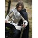 Cuirasse d'armure gothique en acier