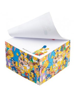 Bloc-notes Les Simpson avec personnages et feuilles blanches