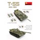 Modelo do tanque soviético T-55 escala 1/35