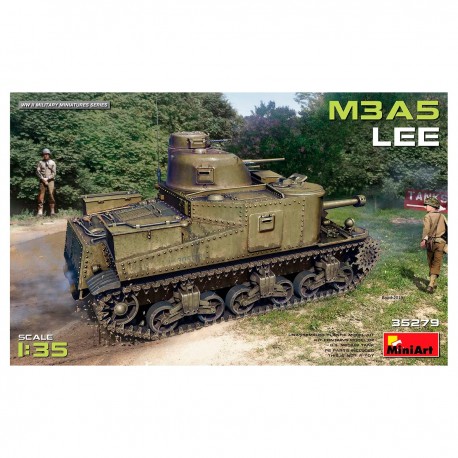 Modelo a escala 1/35 M3a5 Lee con orugas T41