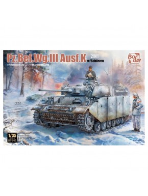 Modèle à l'échelle 1/35 du Pz.Bef.Wg.III Ausf.K avec Shürzen