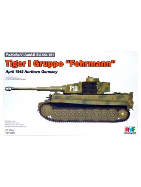 Maquette à l'échelle 1/35 Tiger I Groupe Fehrmann de Rye Field Model