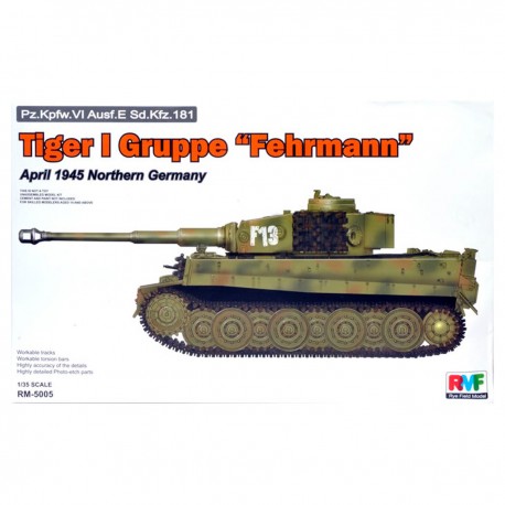 Maquette à l'échelle 1/35 Tiger I Groupe Fehrmann de Rye Field Model