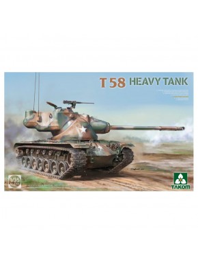 Maquette de char lourd T58 à l'échelle 1/35 par Takom