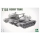 Maquette de char lourd T58 à l'échelle 1/35 par Takom