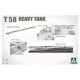 Maquette de char lourd T58 à l'échelle 1/35 par Takom