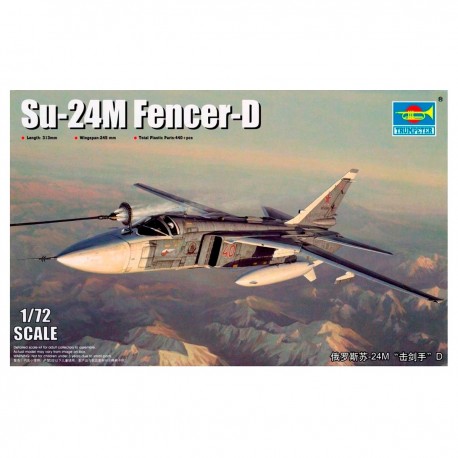 Maquete Su-24M Fencer-D da Trumpeter em escala 1/72