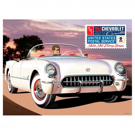 Maqueta Chevrolet Corvette 1953 AMT a escala 1/25
