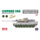 Maquette Leopard 2A6 avec roues T-80, 1/35
