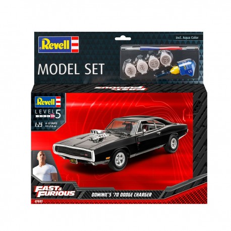 Kit de Montagem 1/25 Revell Dodge Charger 1970 Fast & Furious