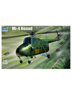 Caixa de maquete helicóptero Mi-4 Hound Trumpeter