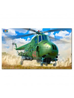 Maquete helicóptero Mi-4AV Hound escala 1/48 Trumpeter