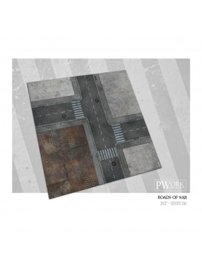 Tapis néoprène Roads Of War 3x3' pour wargames