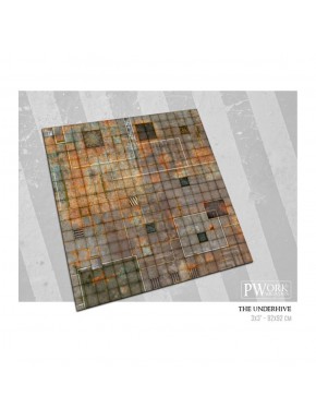 Tapis en néoprène The Underhive 3x3' pour wargames