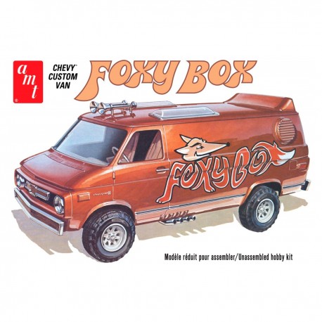 Maqueta de la Chevy Van 1975 Foxy Box de AMT