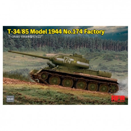 Maquete 1/35 T-34/85 Modelo 1944 No.174 Factory da Rye Field Model