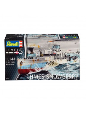Maquette du HMCS Snowberry 1:144 en détail