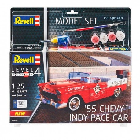 Maquete 1/25 '55 Chevy Indy Pace Car Revell