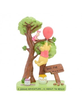 Figurine de Winnie l'Ourson et amis Disney avec ballon rouge