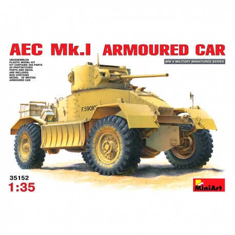 Maquette MiniArt AEC Mk 1 Véhicule Blindé