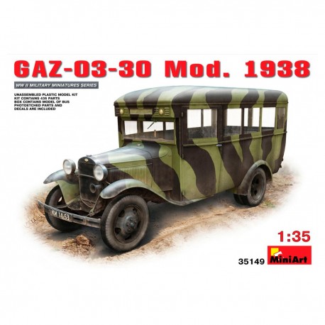 Maquette du bus soviétique GAZ-03-30 Mod. 1938 MiniArt