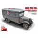 Maquette d'ambulance soviétique GAZ-03-30 à l'échelle 1/35