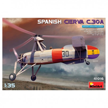 Modèle autogire Cierva C.30a 1/35 MiniArt