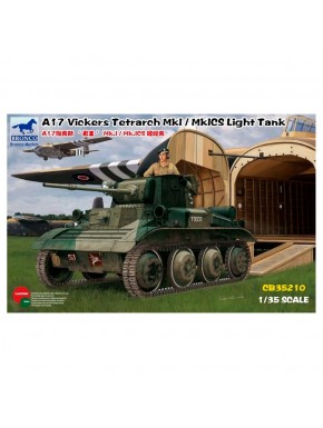 Maquette char A17 Vickers Tetrarch MkI/MkICS 1/35