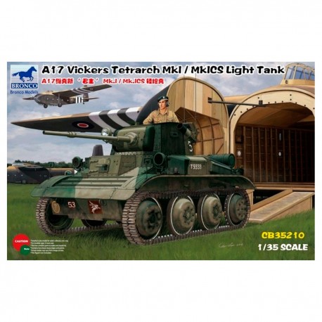 Maquette char A17 Vickers Tetrarch MkI/MkICS 1/35