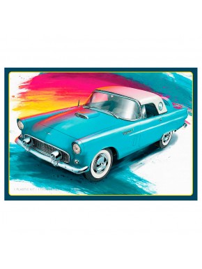 Maqueta Ford Thunderbird 1956 azul de AMT
