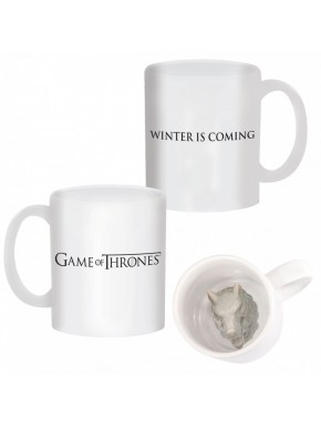 Taza 3D Juego de Tronos Huargo Stark