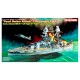 Maquete 1/700 do U.S.S. Arizona e bombardeiro IJN Type 97 em Pearl Harbor