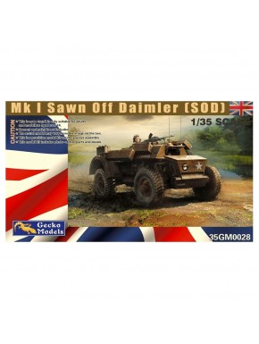 Modèle Mk I Sawn Off Daimler à l'échelle 1/35 par Gecko-Models