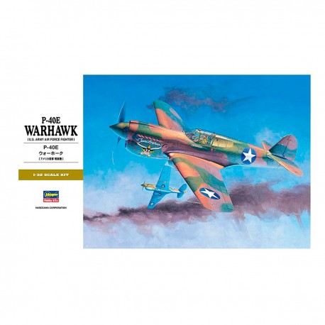 Kit de montagem P-40E Warhawk escala 1/32