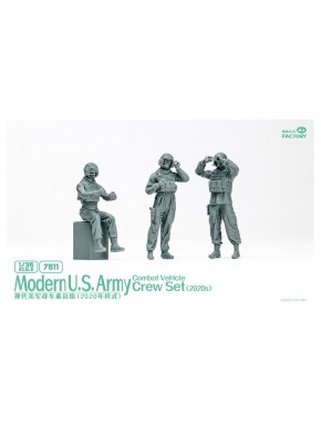 Set de tripulación de vehículo de combate del ejército de EE.UU. 1/35