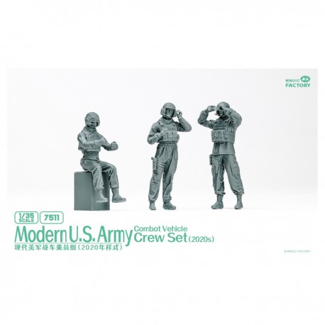 Set de tripulación de vehículo de combate del ejército de EE.UU. 1/35