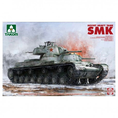 Modèle à l'échelle 1/35 Tank lourd soviétique SMK Takom