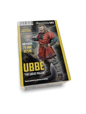 Figura de resina de guerrero vikingo Ubbe a escala 75mm