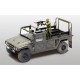 Véhicule haute mobilité 1/35 avec mitrailleuse et figurines