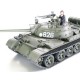 Modelo de tanque russo T-55A da Tamiya em escala