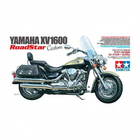 Kit de modelismo em escala 1/12 Yamaha XV1600 Road Star Tamiya