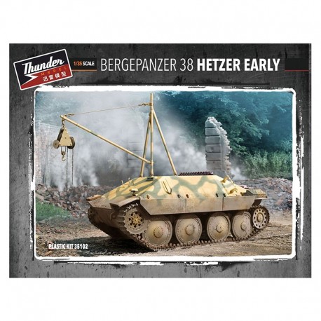 Kit a escala 1/35 Bergehetzer Early de Thunder Model
