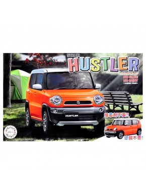 Modelo em escala 1/24 Suzuki Hustler laranja paixão