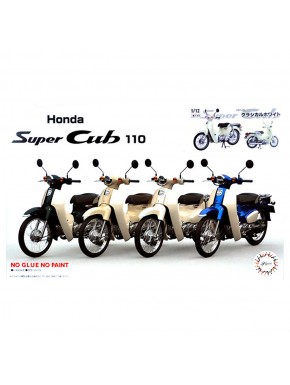 Maquete Honda Super Cub 110 branca Fujimi