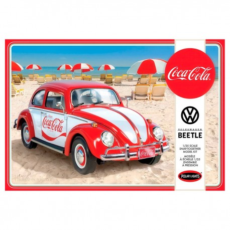 Modèle 1/25 Volkswagen Beetle Coca Cola par Polar Lights